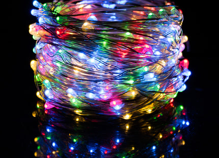Kerstboomverlichting - 100 LED - Microdraden - 10 M - Multicolor