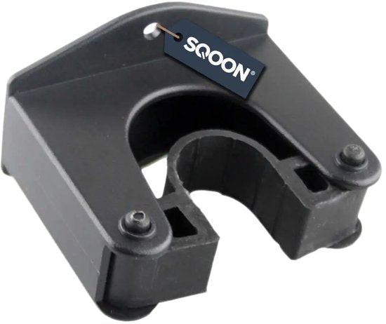 SQOON® Zuigbuishouder geschikt voor 32 mm stofzuigerbuizen - Kunststof houder voor bevestiging van zuigbuizen - Compatibel met o.a. universele modellen - Ideaal voor wandmontage of opbergsyst