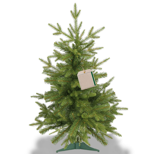 Kunstkerstboom | Natuurlijk Sparrenhout | 90 cm | Zonder Verlichting