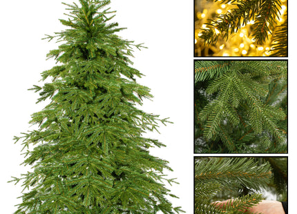 Kunstkerstboom | Natuurlijk Sparrenhout | 150 cm | Zonder Verlichting
