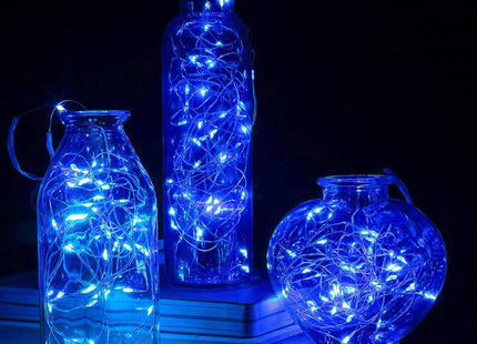 Kerstboomverlichting -  100 LED - Afstandsbediening - Blauw