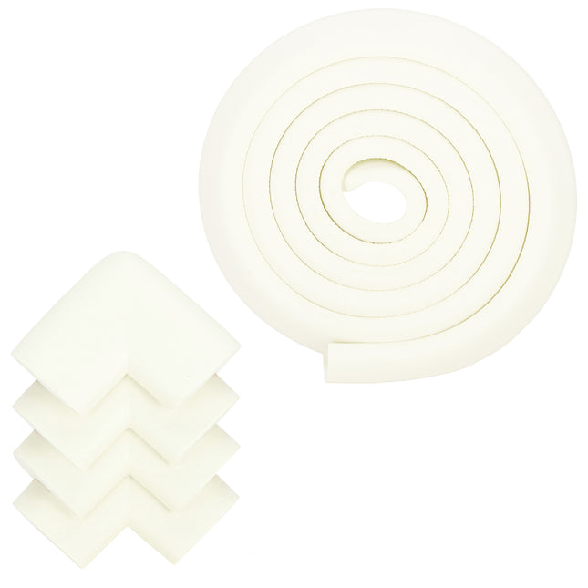 Hoekbeschermers - Meubelrandbeschermers - Kindvriendelijk - Veilig - Creme - 10 Stuks