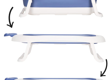 Opvouwbaar Baby Bad - Opvouwbaar - Tot 12 Maanden - 40 L - Blauw - Wit - 83 x 50 x 22,5 cm