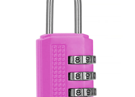 Hangslot - Slot - 3 Cijferig - Bagage - Roze