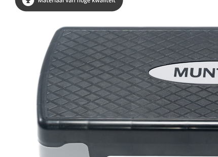 Aerobic Step - Fitness Step - Verstelbaar - Antislip - Grijs-zwart