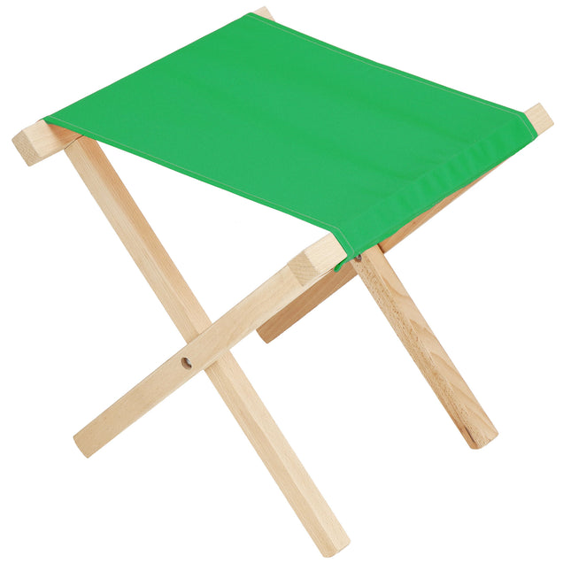 Campingkruk - Kampeerkruk - Viskruk - Voetensteun - Opvouwbaar - Groen