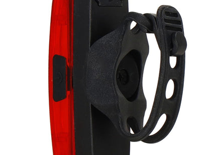 Fietslamp - Fietslicht - Fietsverlichting - Achterlicht fiets - LED - USB - Zwart/Rood