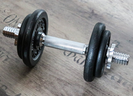 Korte Halterstang | Barbell | Chroomstaal | 36 cm | 1.66KG