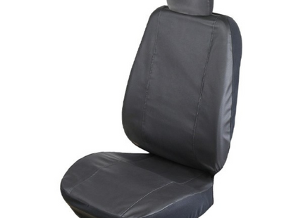 Autostoelhoes - Autostoelbeschermer-  Stoelhoes - Bescherming - Kunstleder - Zwart - Maat M