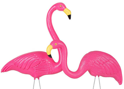 Flamingo | Tuinsteker | 75 cm | Set Van 2 | Roze