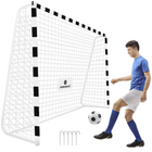 Voetbaldoel | Staal | Voetbal | Trainen | 300 x 200 | Zwart/Wit