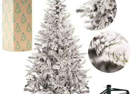 Kunstkerstboom | Premium Snow-Covered Spruce | 220 cm | Zonder Verlichting