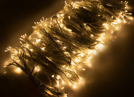 IJspegel Verlichting | 3 m | Inclusief Afstandsbediening | 306 LED | Warm Wit | Koppelbaar