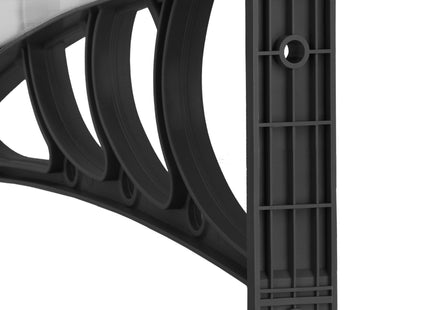 Deurluifel - Transparant - Kunststof - Uv - Bestendig - 200 x 100 cm - Zwart