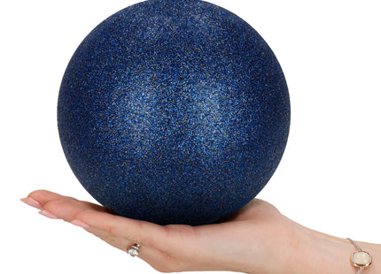 Kerstballen | 3 Stuks | 15 cm | Blauw | Wit