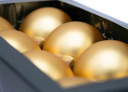 Kerstballen Glas | 8 Stuks | Glas | Mat |  Goud