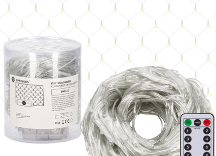 Lichtgordijn | IJspegel Verlichting | 100 LEDs | Warm Wit | 3 M