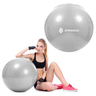 Fitness Bal | Grijs | Inclusief Pomp | 75 cm