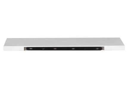 Wandplank - Boekenplank - Ophangbaar - 3 Delig -  Wit - Metaal - 3 Kg - 15 x 40 x 1,5 Cm