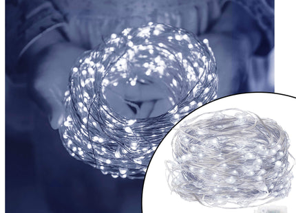 Decoratieve verlichting -  50 LED - Afstandbediening - Koud Wit