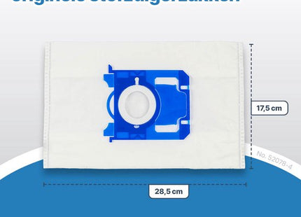 SQOON® Stofzuigerzakken geschikt voor AEG / Electrolux / Philips Standard-BAG | 8 stuks