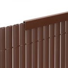Afdekprofiel - U Vorm - Kunststof - 100 Cm - PVC - Afdekking - Terras - Schutting - Bruin