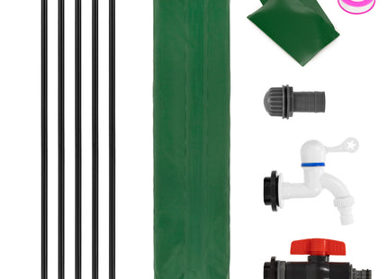 Regenton - Regenwatertank - Opvouwbaar - Met Kraan - 2 Kranen - 100 L