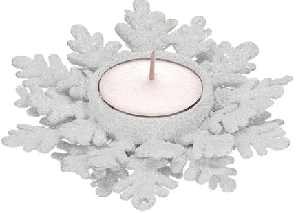 Kaarshouder| Lichtkaarshouder | Zilver | Glitter