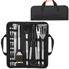 BBQ Accessoires | 20 Delige Set | Inclusief Draagtas | Roestvrij Staal