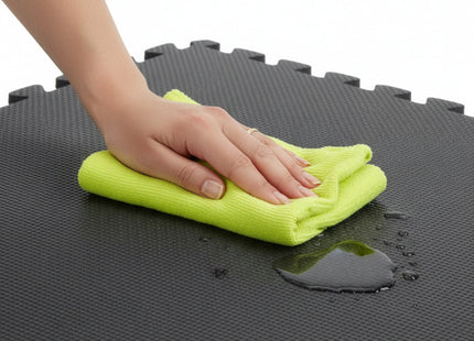 Puzzelmat | Fitness Vloer | Fitnessmat | Fitnesstegels | 60 x 60 cm | Set van 4 | Anti-slip | EVA-schuim | 2 Cm