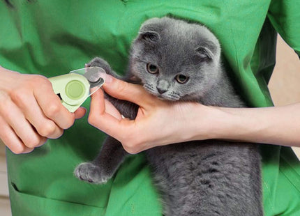 Nagelknipper met Vijl - Huisdieren - Led - RVS