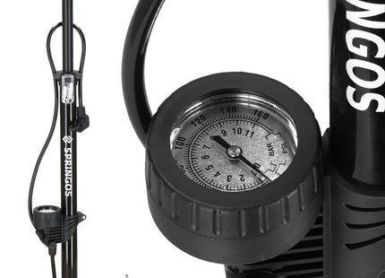Fietspomp | Fietspomp Met Drukmeter | Zwart