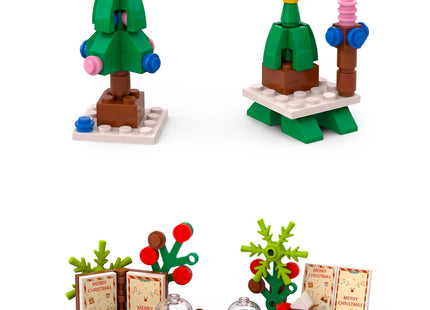 Adventskalender met Bouwblokken – 618 Onderdelen – 24 Verrassingen – Kerstfiguren