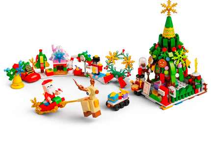 Adventskalender met Bouwblokken – 618 Onderdelen – 24 Verrassingen – Kerstfiguren