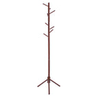 Staande Kapstok | Hout | 8 Haken | Donker Hout  | 175 cm