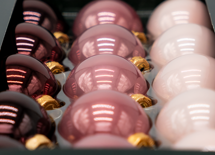 Kerstballen Glas | 30 Stuks | Mix | Glas |  Glans | Roze