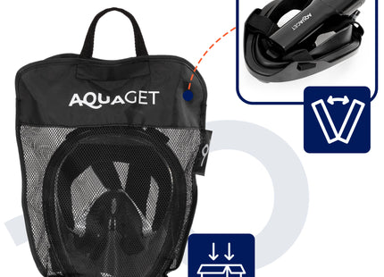 Snorkelmasker - Duikmasker - Duikbril - Snorkel - Face Masker -  L/XL