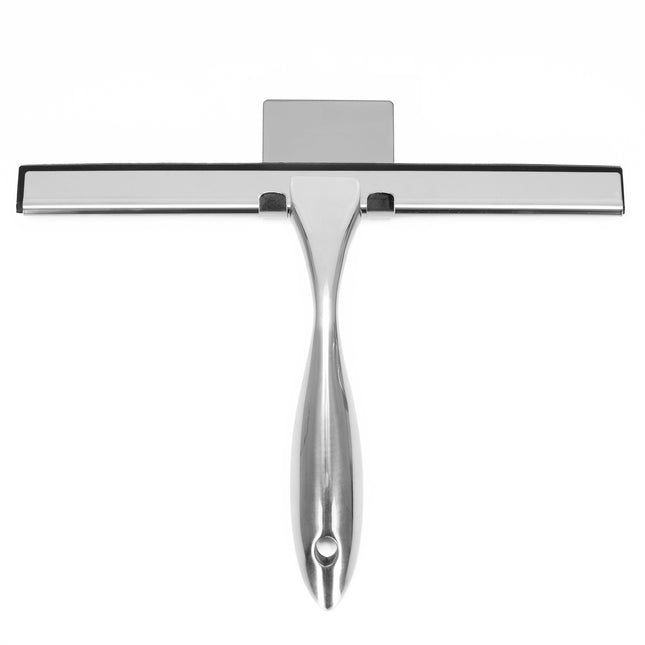 Douchewisser - Raamwisser - Incl. Ophang Haak - Badkamer Accessoires - Zilver - 25 x 18,5 Cm