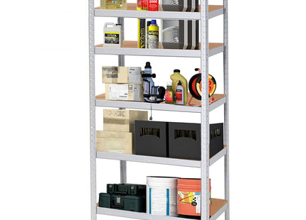 Stellingkast - Opbergrek - 900 kg -  Draagkracht - Zilver - 225 x 50 x 110 cm