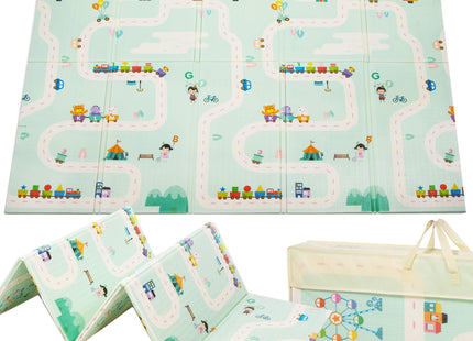 Speelmat | Speelmat Foam | Educatief | Inklapbaar | 200 x 180 cm | Mint