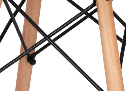 Salontafel - Scandinavische Stijl - Woonkamer - Eetkamer - Zwart - 80 cm