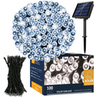 Kerstboomverlichting | met 200 LED Lampjes | 12 M | Koel Wit | Zonne-energie | Indoor | Outdoor