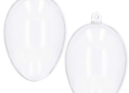 Hobby/DIY Kerstbal | 1 Stuk | 9 cm | Faberge Ei |Transparant