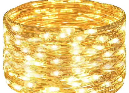 Kerstboomverlichting | met 200 LED Lampjes | 22 M | Warm Wit | Zonne-energie