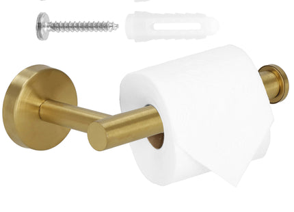 WC Rolhouder - Toiletrolhouder - RVS - Badkamer - Accessoire -  Goud