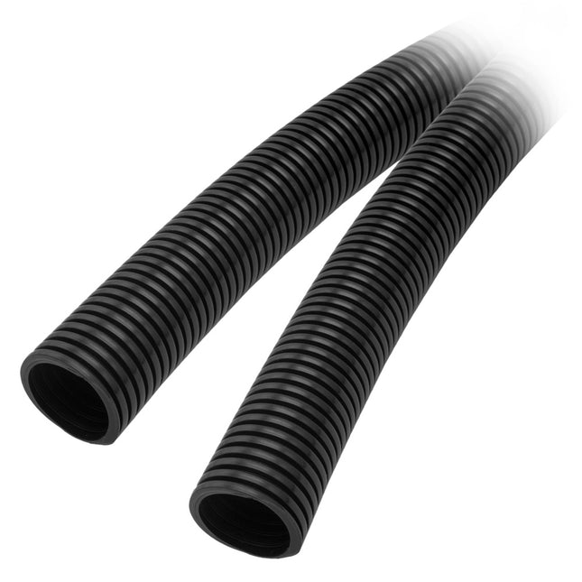 Stofzuigerslang op rol – Geschikt voor Festool & Makita - 27/28 mm – 20 meter – Zwart – ESD Anti-statisch –