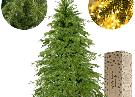 Kunstkerstboom | Natuurlijk Sparrenhout | 180 cm | Zonder Verlichting