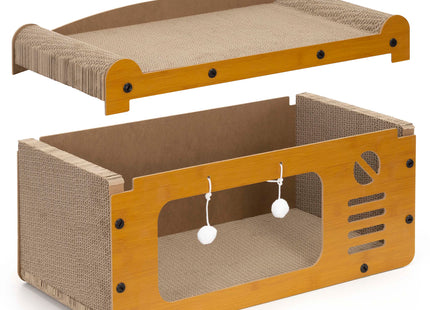 Krabpaal - Voor Katten - Meubelbescherming - 56 x 27,5 x 30 cm - Bruin