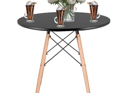 Salontafel - Scandinavische Stijl - Woonkamer - Eetkamer - Zwart - 80 cm
