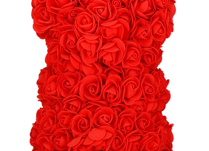 Rozen Beer | Rozenbeer | Rose Bear | Rozen Teddybeer | Liefde | Inclusief Giftbox | Valentijnsdag | 25 x 17 x 16 cm | Rood